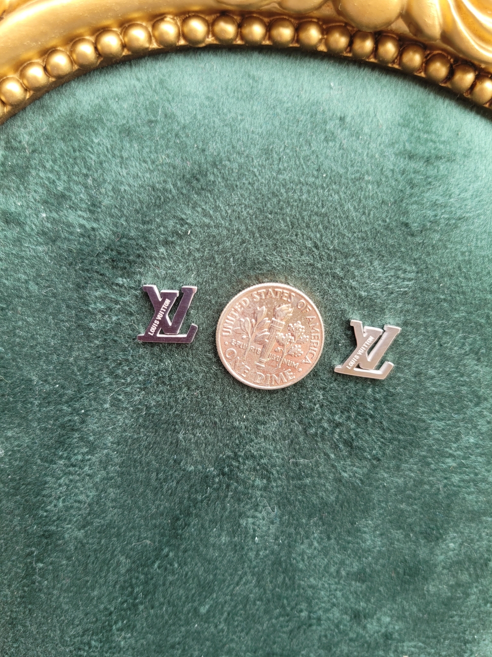 Silver-Tone Stud Earrings - Silver